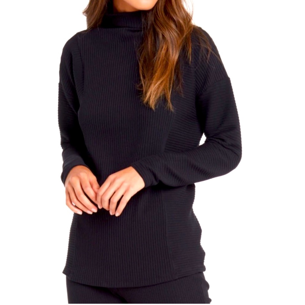 Lett | Palma Mock Neck Top